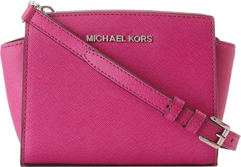 michael michael kors selma mini messenger bag pink|Michael Kors selma medium black.